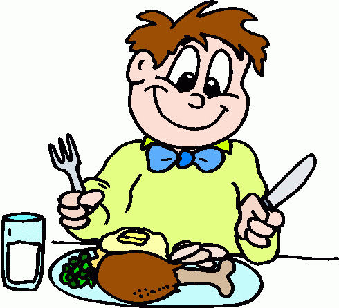Cartoon Eating food